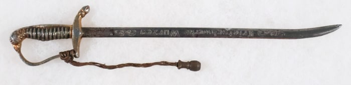 GERMAN MINIATURE PRESENTATION SWORD