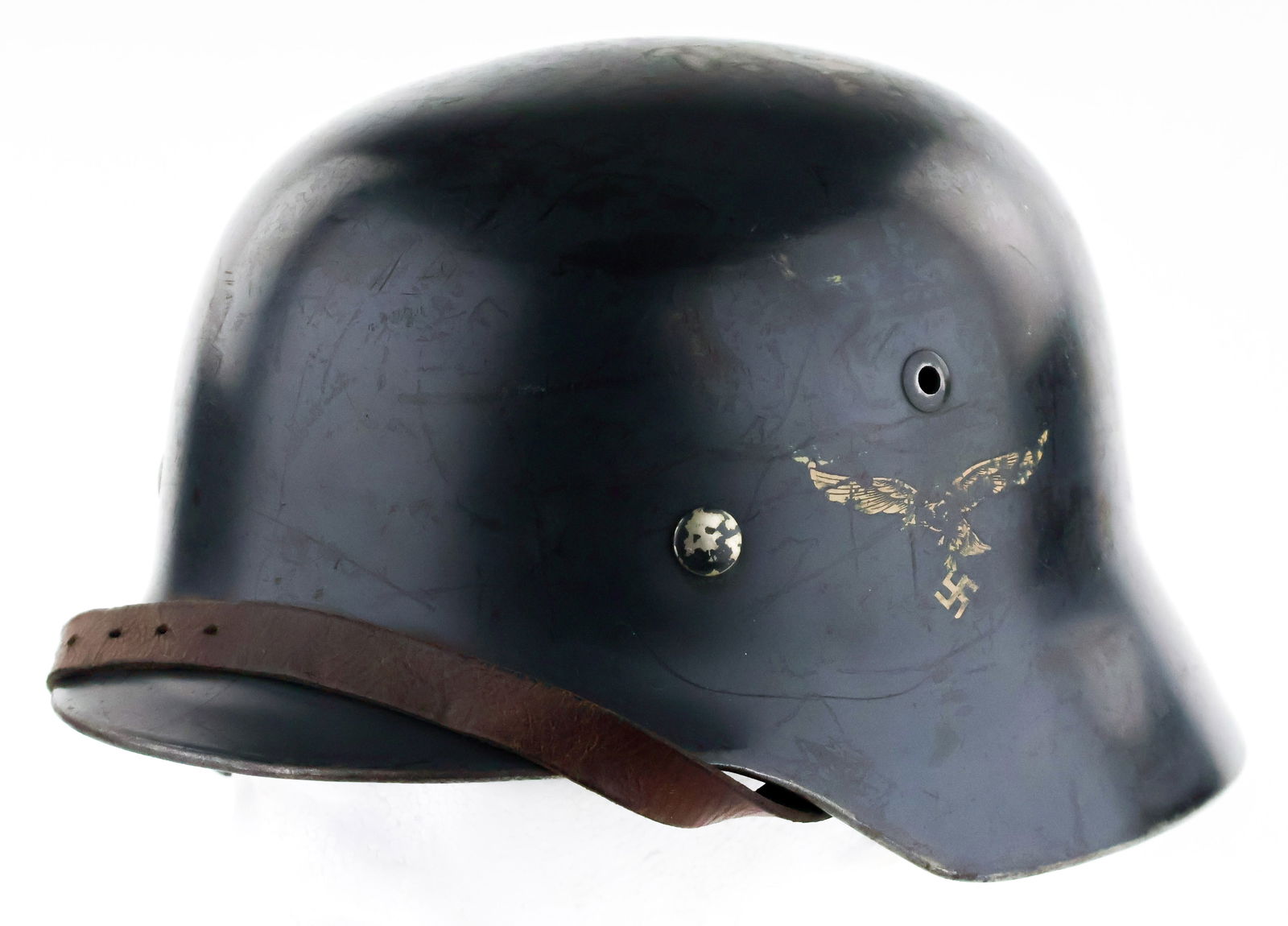 GERMAN M35 DOUBLE DECAL LUFTWAFFE HELMET (1 of 10)
