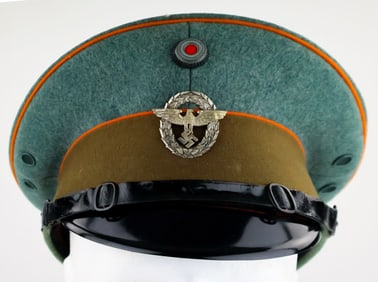 GERMAN GENDARMERIE VISOR CAP FROM BERCHTESGADEN