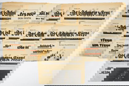 'DAS SCHWARZE KORPS' SS NEWSPAPERS