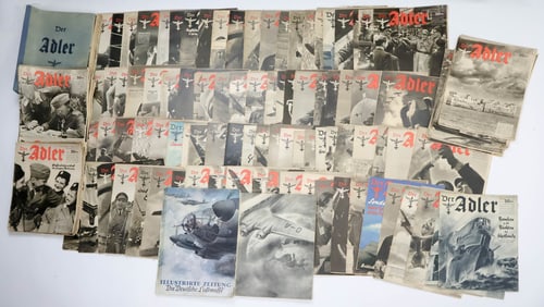 'DER ADLER' AND OTHER LUFTWAFFE MAGAZINES (150+)