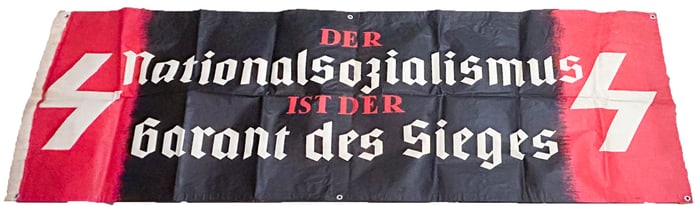 DEUTSCHES JUNGVOLK BANNER PRAISES NATIONAL SOCIALISM