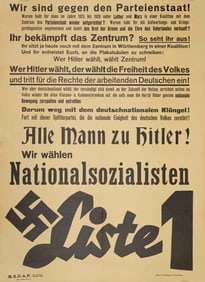 HITLER ELECTION POSTER