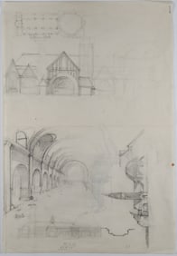 ADOLF HITLER ARCHITECTURAL SKETCH