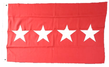 FOUR-STAR GENERAL FLAG ATTRIBUTED TO GEN. LUCIUS CLAY