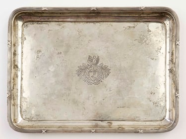 HERMAN GORING STERLING SILVER TRAY