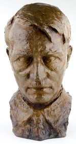 BRONZE BUST OF ADOLF HITLER BY ERICH SCHMIDT-KESTNER