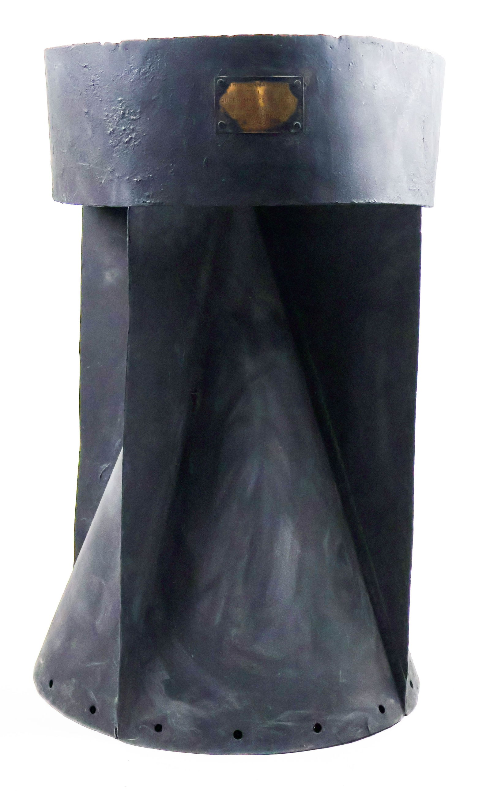 ONE OF THE FIRST BOMBS DROPPED ON LONDON DURING THE BLITZ (1 of 9)