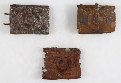BATTLEFIELD RECOVERED SS BELT BUCKLES (3)