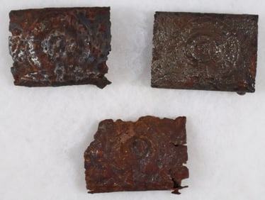 BATTLEFIELD RECOVERED SS BELT BUCKLES (3)