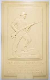 BRITISH ARMY WAR SAVINGS COMMEMORATIVE PLAQUE