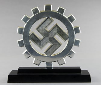 DEUTSCHE ARBEITSFRONT COGWHEEL DESK ORNAMENT