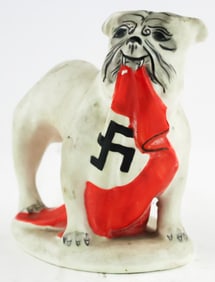 ENGLISH BULLDOG ANTI-NAZI FIGURINE