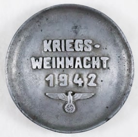 KRIEGSWEIHNACHT 1942 ALUMINUM PLATE