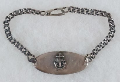 NAVY 'SWEETHEART' BRACELET