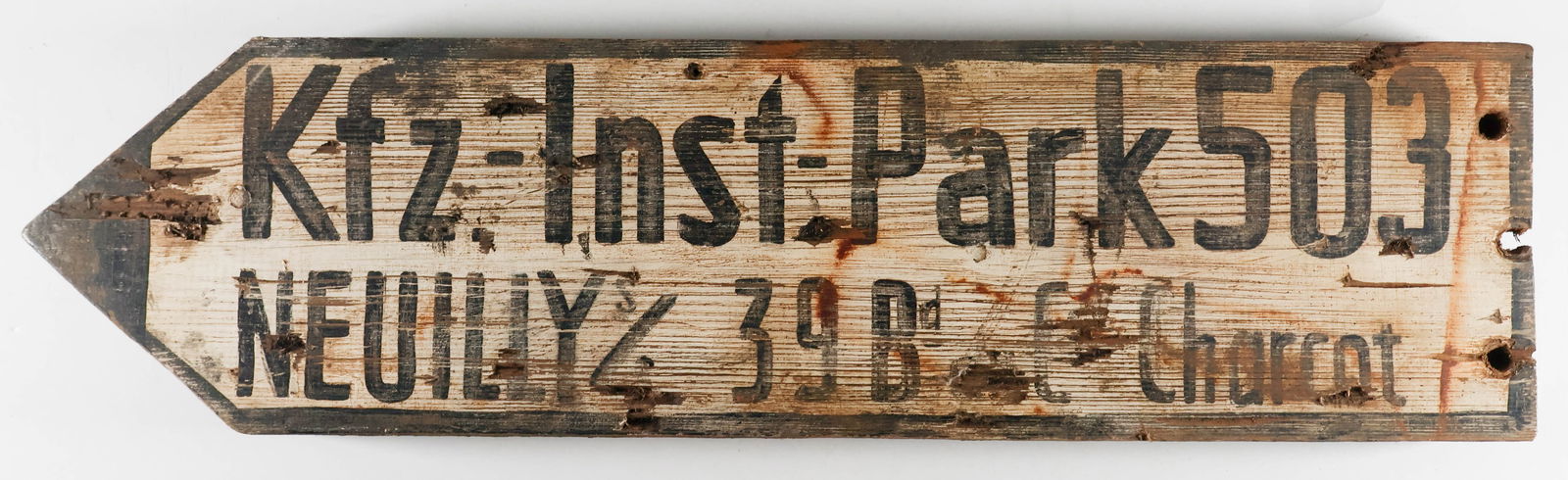 OCCUPIED PARIS STREET SIGN (1 of 2)