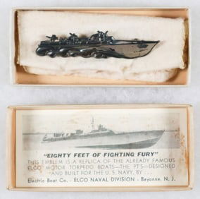 PT-BOAT BADGE FROM ELCO