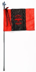 SPANISH FALANGE DESK PENNANT AND POLE
