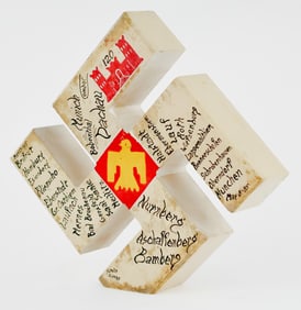 WAR TROPHY MARBLE SWASTIKA