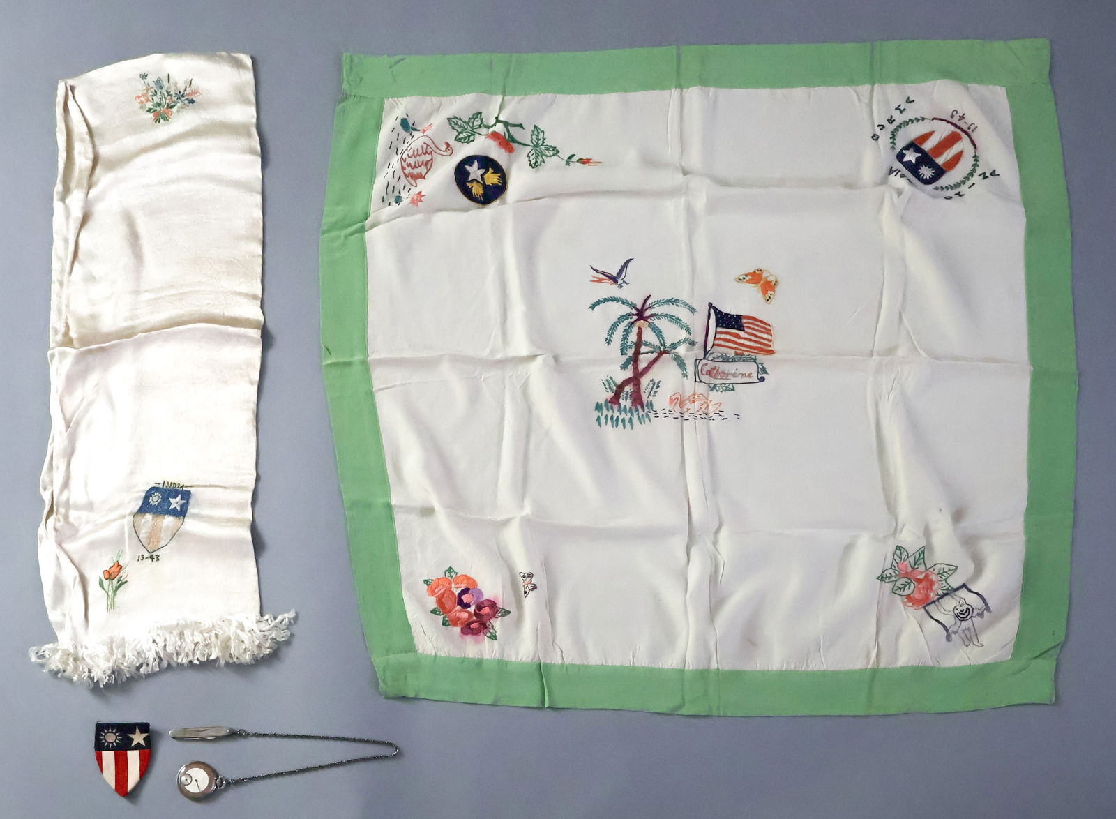 WORLD WAR II U.S. C.I.B. THEATER VETERAN'S GROUPING (1 of 20)