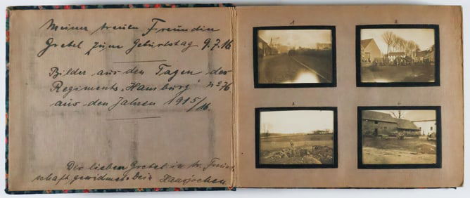 GERMAN SOLDIER'S PRESENTATION PHOTO ALBUM TO A GIRLFRIEND
