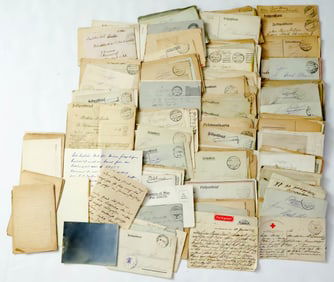 WORLD WAR I GERMAN SOLDIER'S LETTER GROUPING
