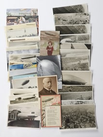 GRAF ZEPPELIN WORLD WAR I ERA POSTCARDS (40)