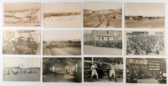 PHOTOGRAPHS OF ALLIED PRISONERS HELD AT LANGENSALZA P.O.W. CAMP (42)