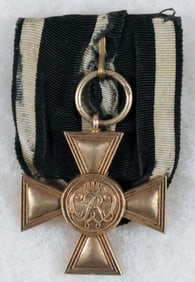 PRUSSIAN MILITARY MERIT CROSS WITH AWARD DOCUMENT