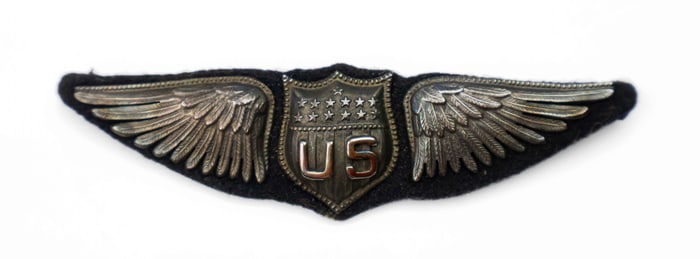 WORLD WAR I U.S. AIR SERVICE PILOT WINGS