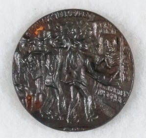 1915 KARL GOETZ 'SINKING OF THE LUSITANIA' BRITISH MEDAL