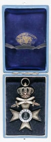 BAVARIAN MERENTI CROSS OF MILITARY MERIT, 2ND CLASS WITH SWORDS
