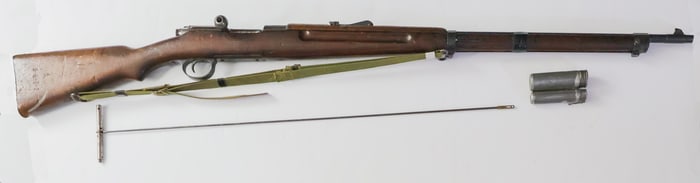 WORLD WAR I STEYR 1914 SWISS MILITARY SERVICE RIFLE