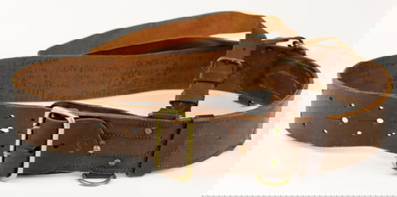 AMERICAN OFFICER'S IDENTIFIED SAM BROWNE BELT