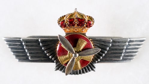 SPANISH AIR FORCE PILOT'S BADGE