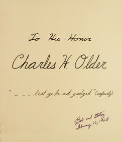 CHARLES MANSON JUDGE CHARLES OLDER'S SCRAPBOOK