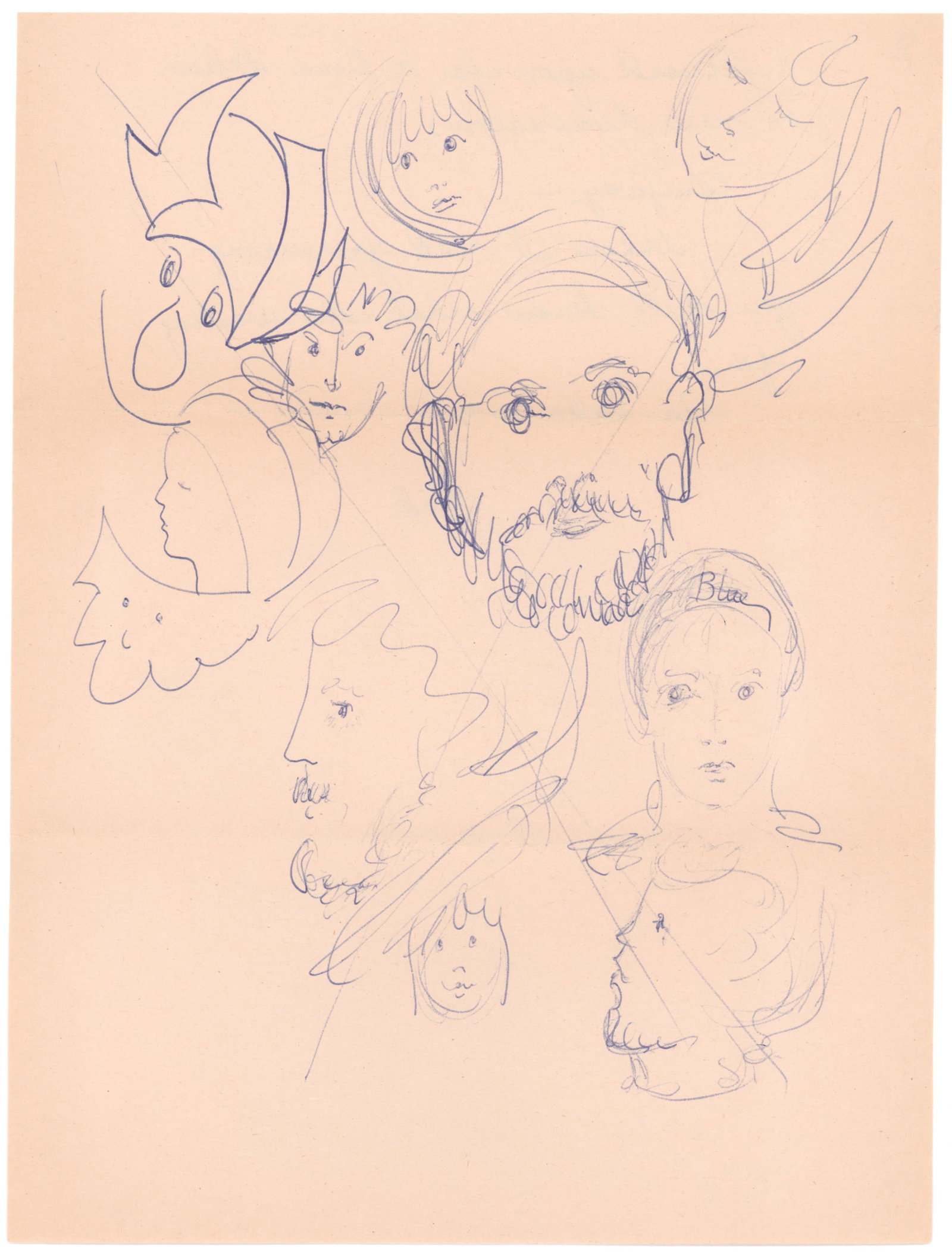 LYNETTE 'SQUEAKY' FROMME ORIGINAL PRISON ARTWORK: LYNETTE FROMME (b. 1948) ‘Squeaky’, follower of Charles Manson, later attempted to assassinate President Gerald Ford, failing to get a shot off when her gun jammed. Original prison artwork
