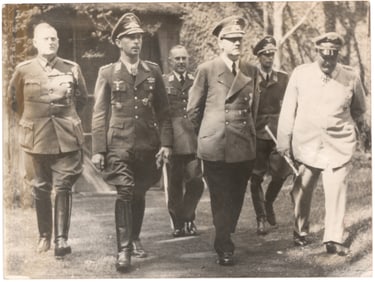 HITLER, GORING, KEITEL AND MOLDERS