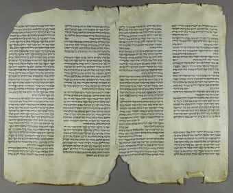 DESECRATED TORAH SEGMENT