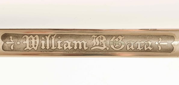 OMAHA BEACH HERO COL. WILLIAM B. GARA’S M1902 OFFICER’S SWORD
