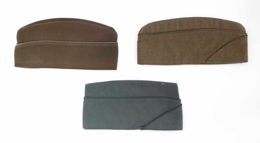 LIEUTENANT COL. WILLIAM B. GARA’S GARRISON CAPS (3)
