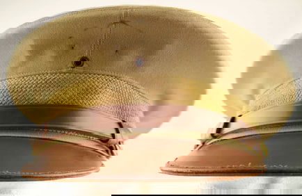LIEUTENANT COL. WILLIAM B. GARA’S KHAKI VISOR CAP