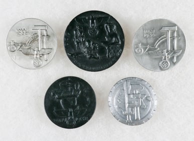 ERWIN ROMMEL TINNIE AND PIN COLLECTION