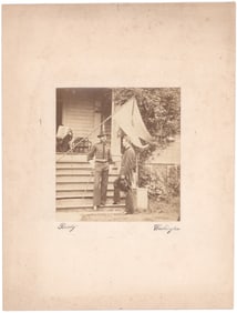 BRADY PHOTOGRAPH OF GENERALS WELSEY MERRITT AND ALFRED TORBERT