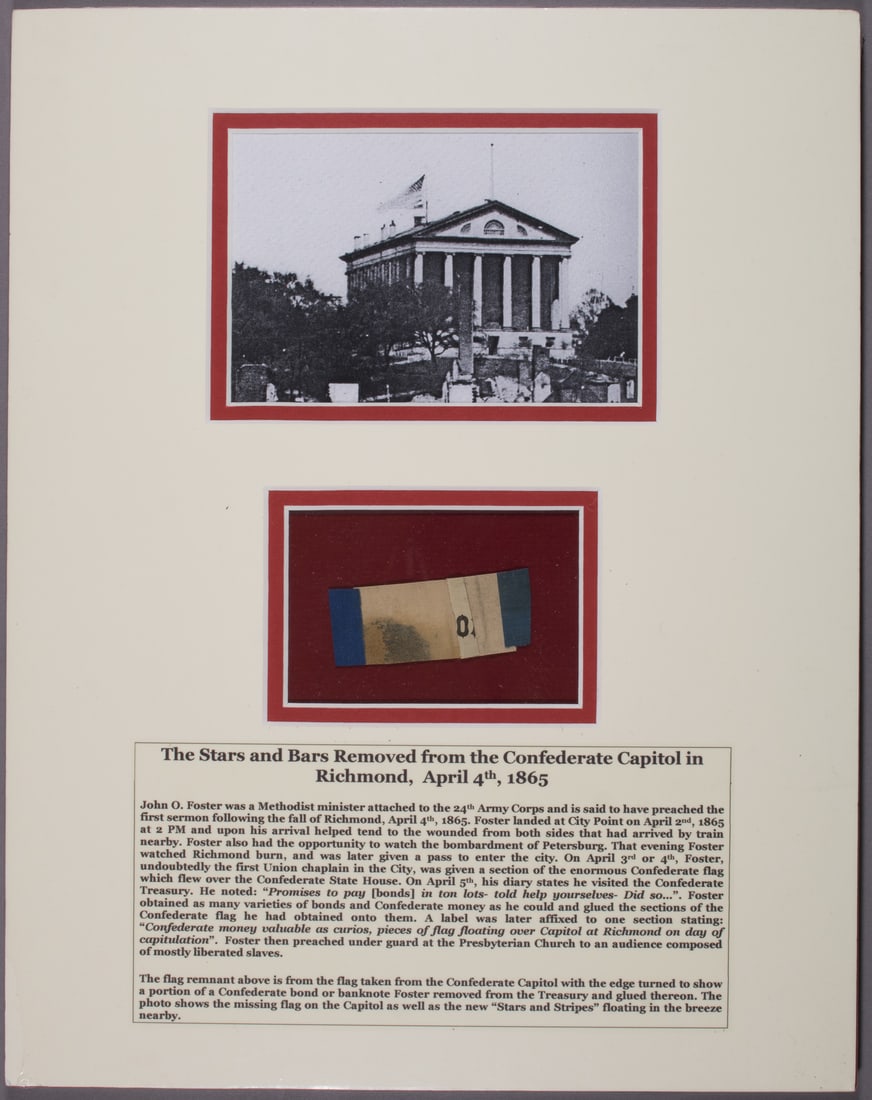 THE LAST CONFEDERATE FLAG AND THE FIRST SERMON FOR FREED BLACKS IN RICHMOND (1 of 2)