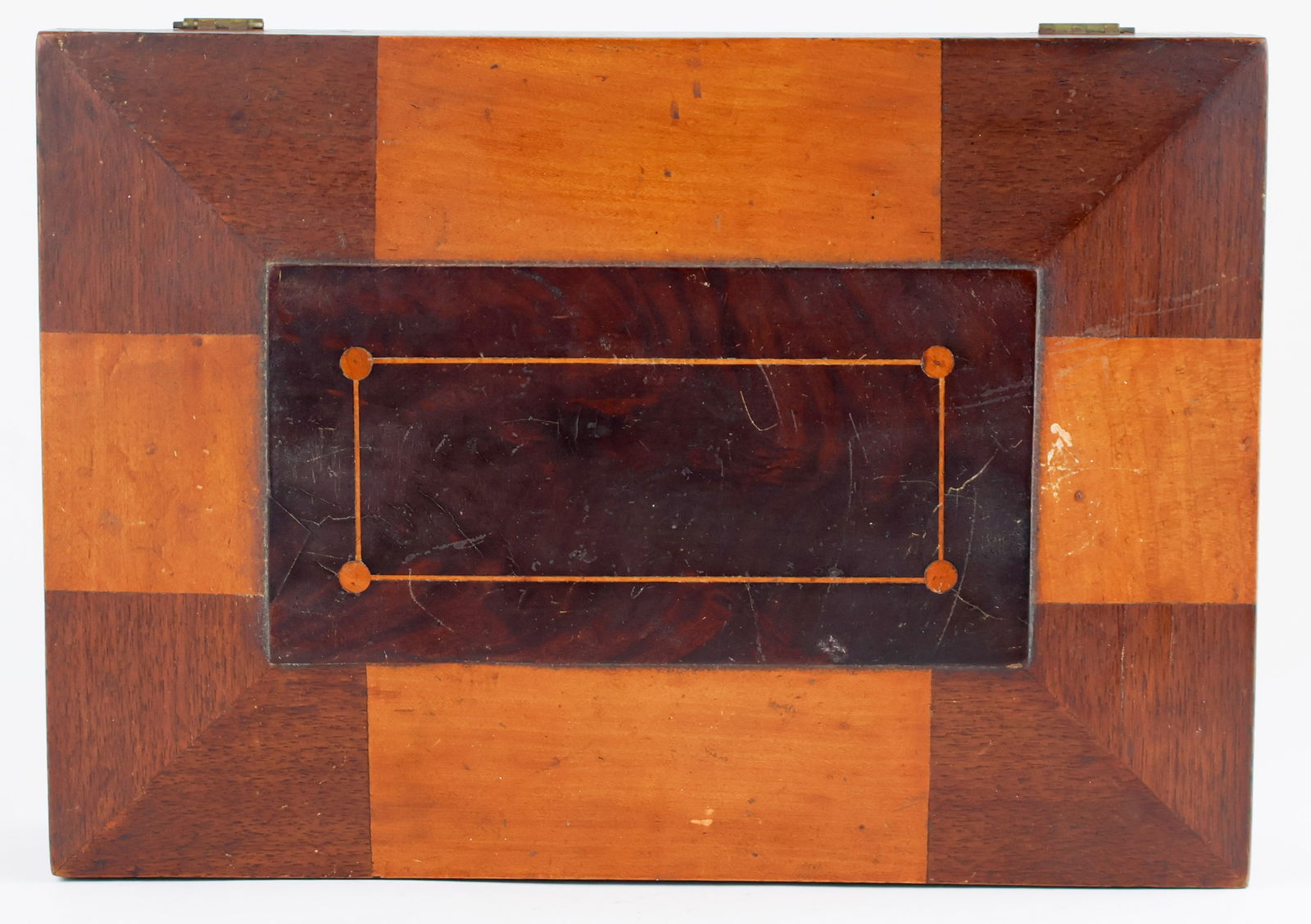 19TH CENTURY SHAKER INLAID SEWING BOX (1 of 7)