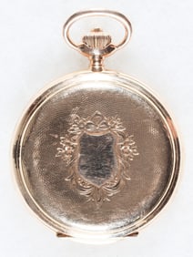 LONGINES '5 GRANDS PRIX' PRESENTATION 18K GOLD POCKET WATCH