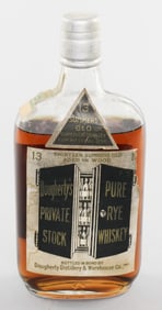 BOTTLE OF 1930 DOUGHERTY'S 'MEDICINAL' RYE WHISKEY