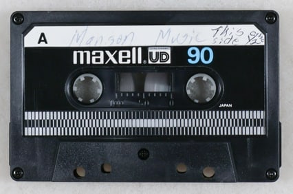 CHARLES MANSON ORIGINAL SONGS ON CASSETTE