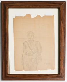 ADOLF HITLER SIGNED SELF-PORTRAIT